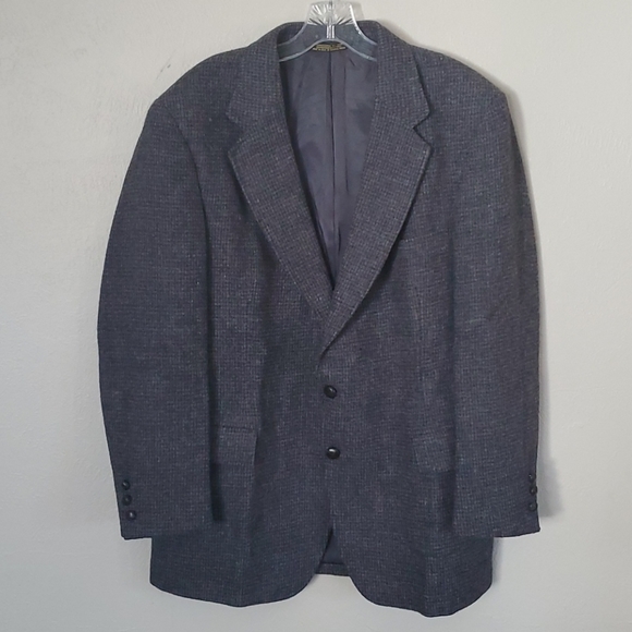 Vintage Adam Row Harris Tweed Wool Blazer